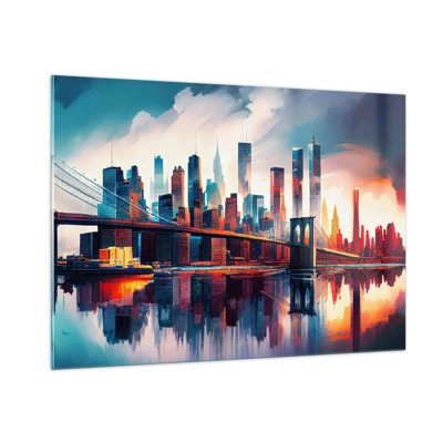 Glass picture - Fabulous New York - 100x70 cm