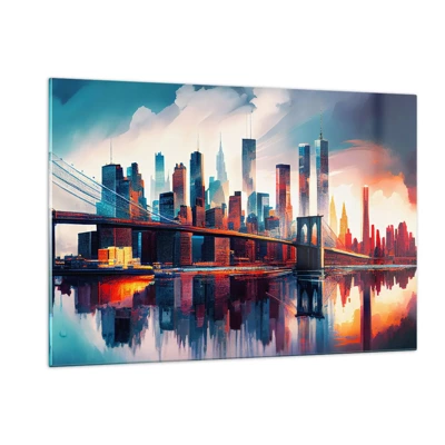 Glass picture - Fabulous New York - 120x80 cm