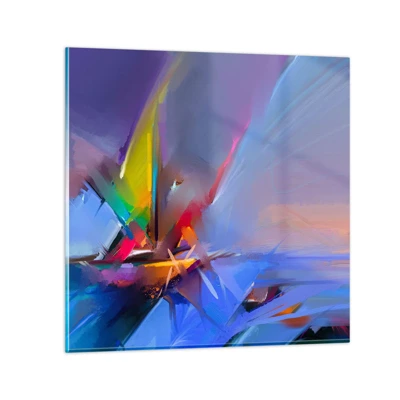 Glass picture - Flew like s Bird - 30x30 cm