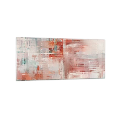 Glass picture - Foggy but Pink - 120x50 cm