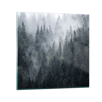 Glass picture - Forest World - 30x30 cm