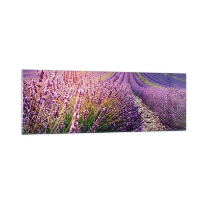 Glass picture - Fragrant Field - 90x30 cm