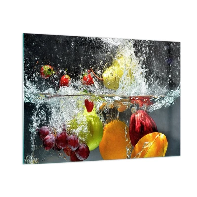 Glass picture - Fruity Refreshment - 100x70 cm