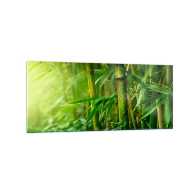 Glass picture - Getting to Know the Green - 120x50 cm