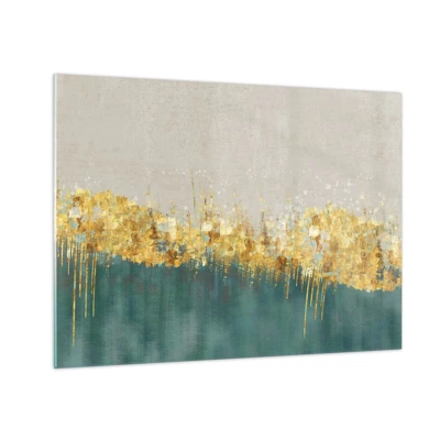 Glass picture - Golden Border - 70x50 cm