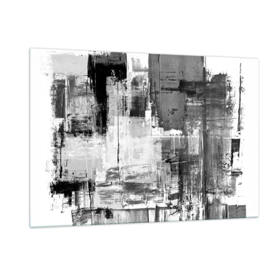 Glass picture - Grey is Beautiful - 120x80 cm