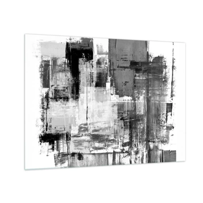 Glass picture - Grey is Beautiful - 70x50 cm