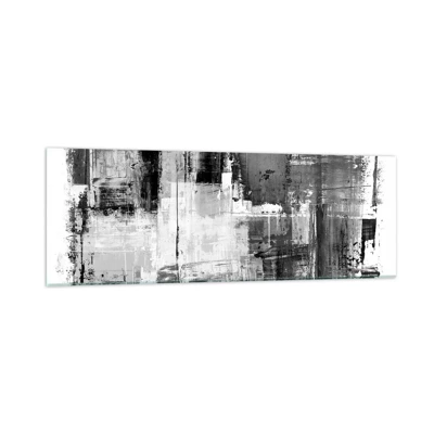 Glass picture - Grey is Beautiful - 90x30 cm