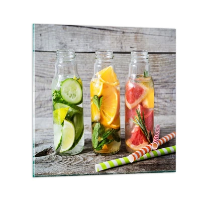 Glass picture - Healthy by Nature - 30x30 cm