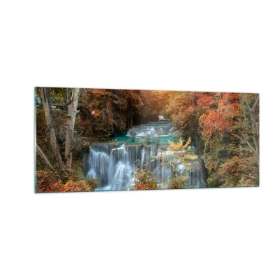 Glass picture - Hidden Forest Treasure - 100x40 cm