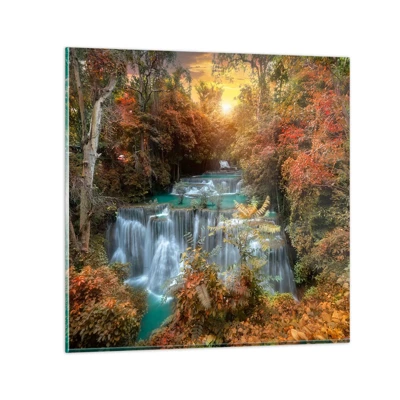 Glass picture - Hidden Forest Treasure - 50x50 cm