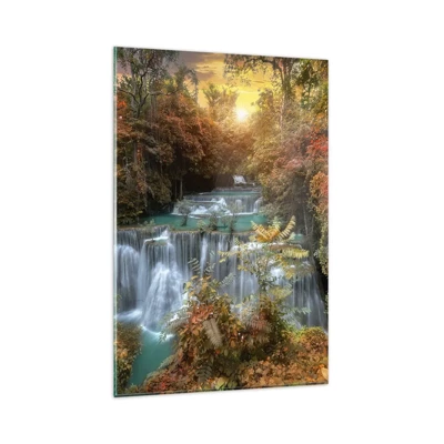 Glass picture - Hidden Forest Treasure - 80x120 cm