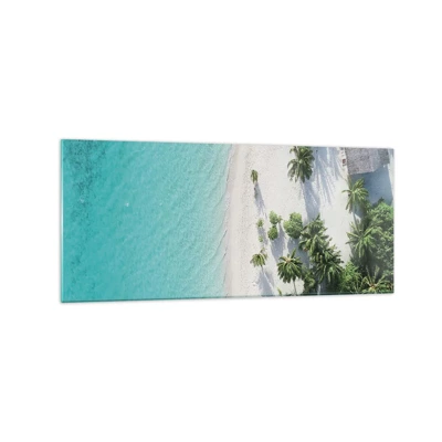 Glass picture - Holidays in Paradise - 120x50 cm