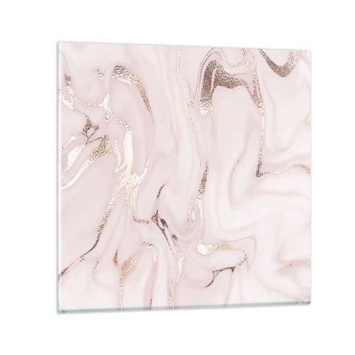 Glass picture - In Pink - 70x70 cm