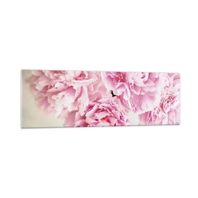 Glass picture - In Pink  Splendour - 160x50 cm