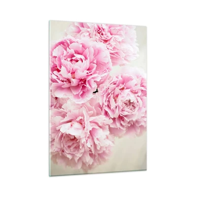 Glass picture - In Pink  Splendour - 50x70 cm