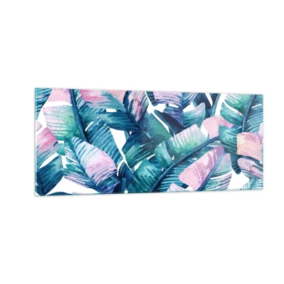 Glass picture - In a Banana Grove - 100x40 cm