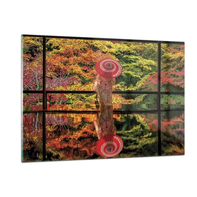 Glass picture - In a Temple of Nature - 120x80 cm