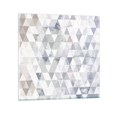 Glass picture - In the Rhythm of a Triangle - 50x50 cm