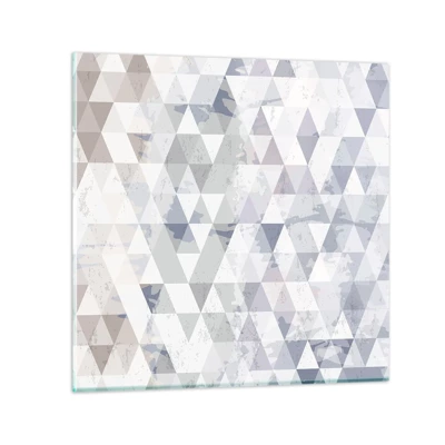 Glass picture - In the Rhythm of a Triangle - 70x70 cm