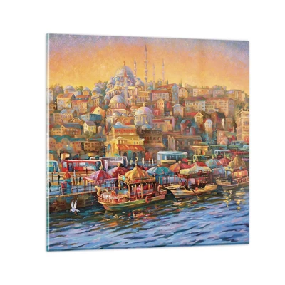 Glass picture - Istanbul Story - 30x30 cm
