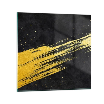 Glass picture - Jump to the Outer Space - 70x70 cm