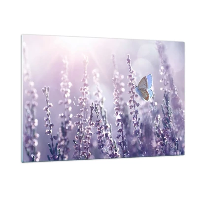 Glass picture - Kiss of a Butterfly - 120x80 cm