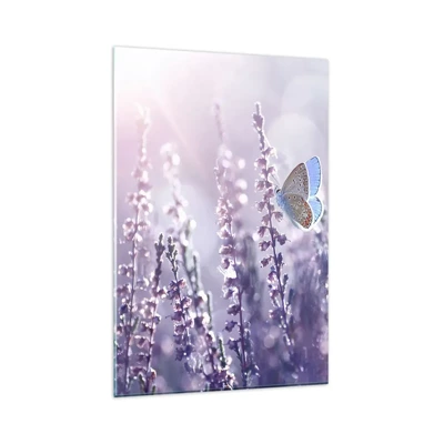 Glass picture - Kiss of a Butterfly - 80x120 cm