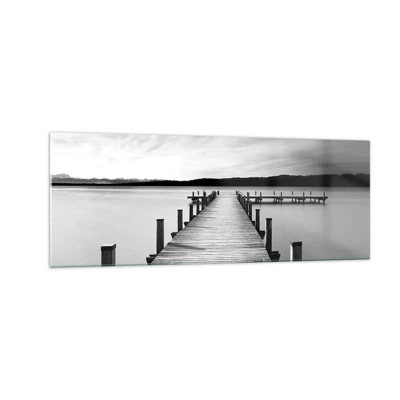 Glass picture - Lake of Peace - 140x50 cm