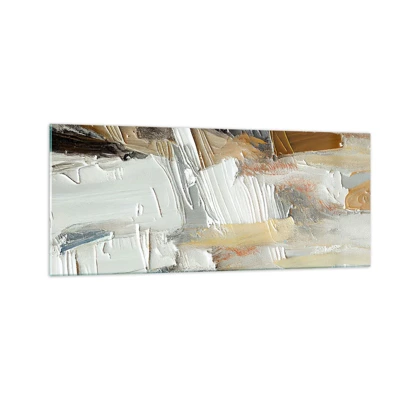 Glass picture - Layers of Colour - 100x40 cm