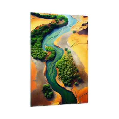 Glass picture - Life-giving River - 70x100 cm