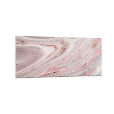 Glass picture - Liquid Pink - 120x50 cm