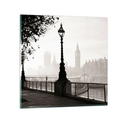 Glass picture - London Morning - 70x70 cm