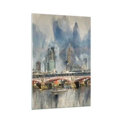 Glass picture - London in Its Beauty - 70x100 cm