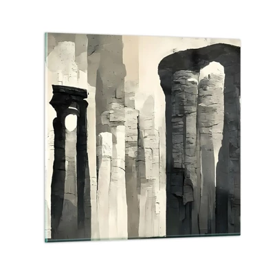 Glass picture - Majesty of Antiquity - 30x30 cm
