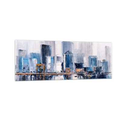 Glass picture - New York Impression - 140x50 cm