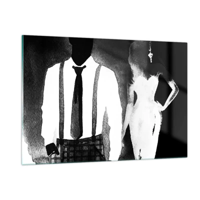 Glass picture - Noir Atmosphere - 120x80 cm