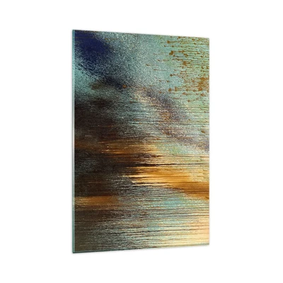 Glass picture - Non-accidental Colourful Composition - 80x120 cm