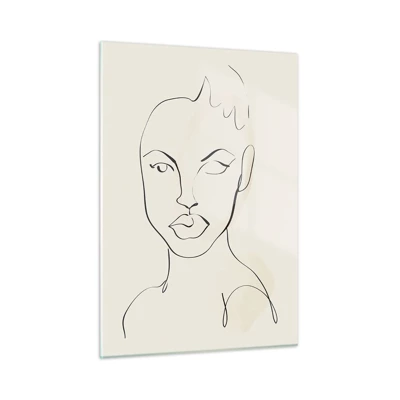 Glass picture - Outline of Sensuality - 50x70 cm