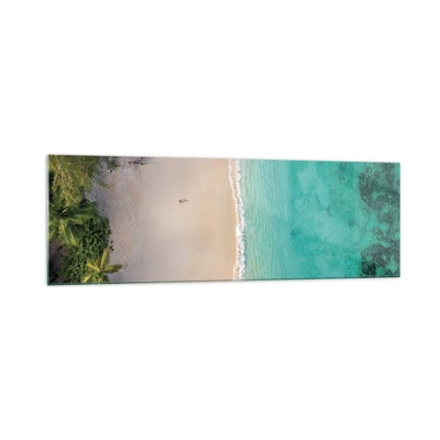 Glass picture - Paradise Beach - 160x50 cm