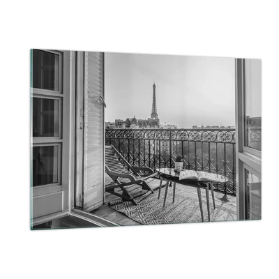 Glass picture - Parisian Afternoon - 120x80 cm