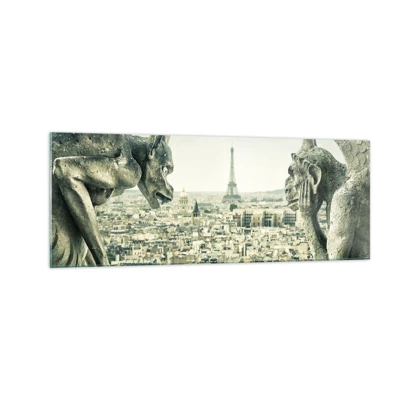 Glass picture - Parisian Talks - 140x50 cm