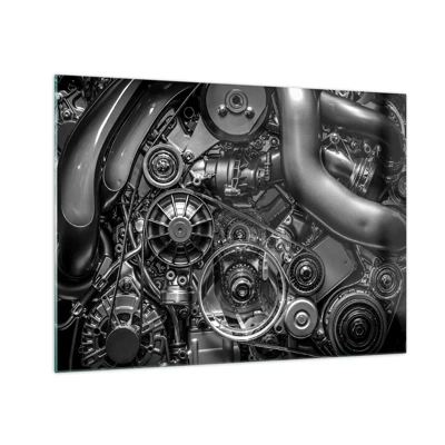 Glass picture - Poetry of Mechanics - 70x50 cm