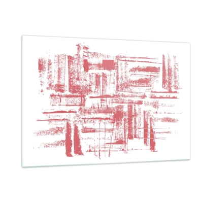 Glass picture - Red City - 120x80 cm