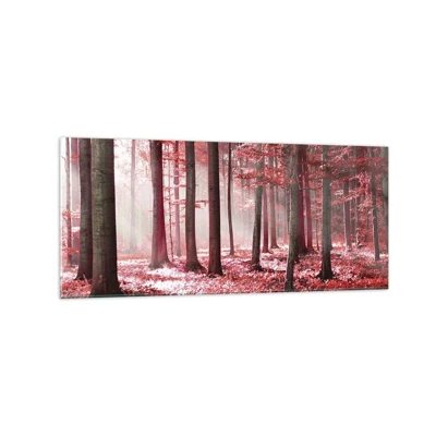 Glass picture - Red Equally Beautiful - 120x50 cm