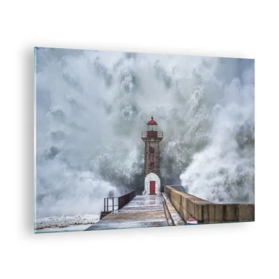 Glass picture - Roar of Waters, Whirr of the Wind - 70x50 cm