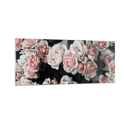 Glass picture - Rose Ensemble - 100x40 cm