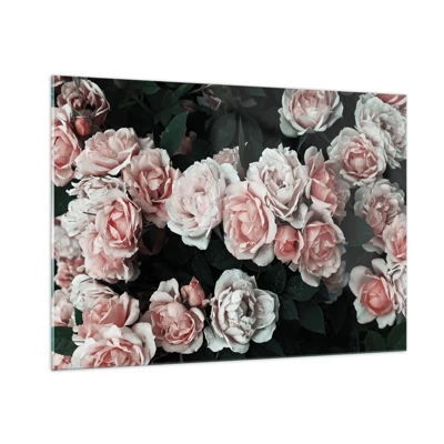 Glass picture - Rose Ensemble - 100x70 cm