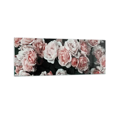 Glass picture - Rose Ensemble - 140x50 cm