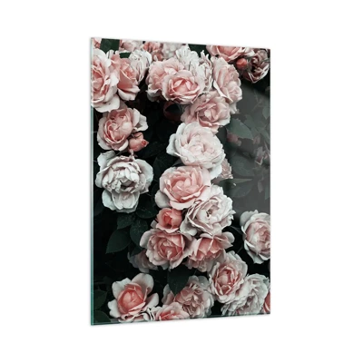 Glass picture - Rose Ensemble - 50x70 cm